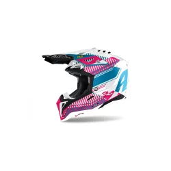 Aviator 3 Wawe bukósisak, pink-crom matt