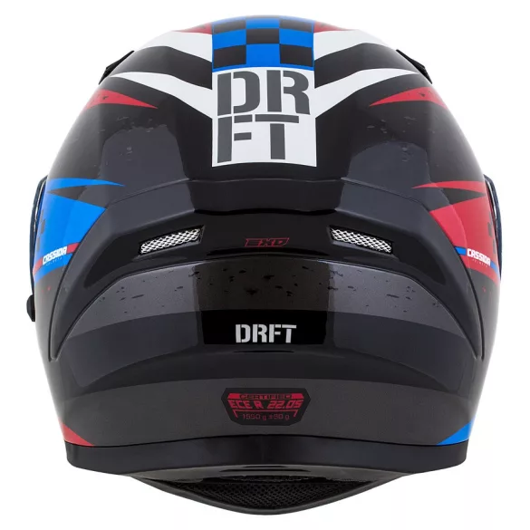 CASSIDA INTEGRAL 3.0 DRIFT BUKÓSISAK KÉK/PIROS/FEKETE/FEHÉR plexiüveg Pinlock előkészítéssel