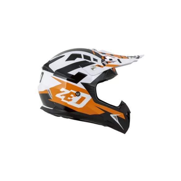 ZED X1.9 Bukósisak,narancs-fehér-fekete