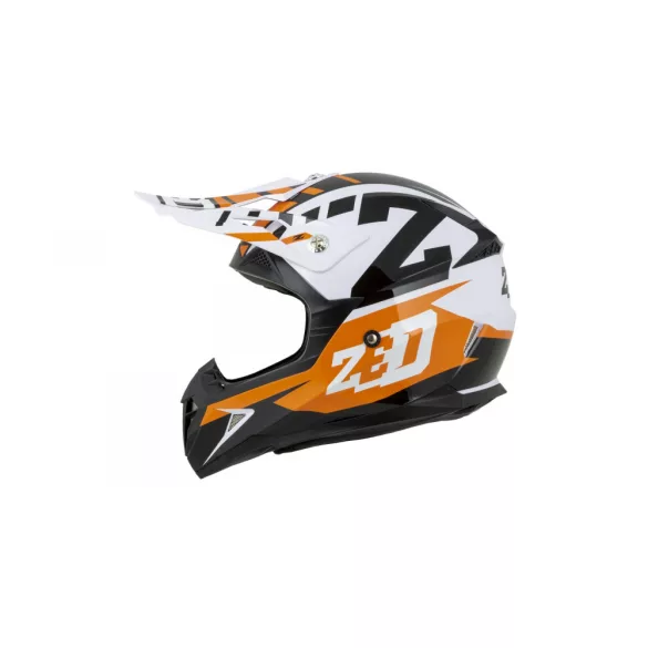 ZED X1.9 Bukósisak,narancs-fehér-fekete