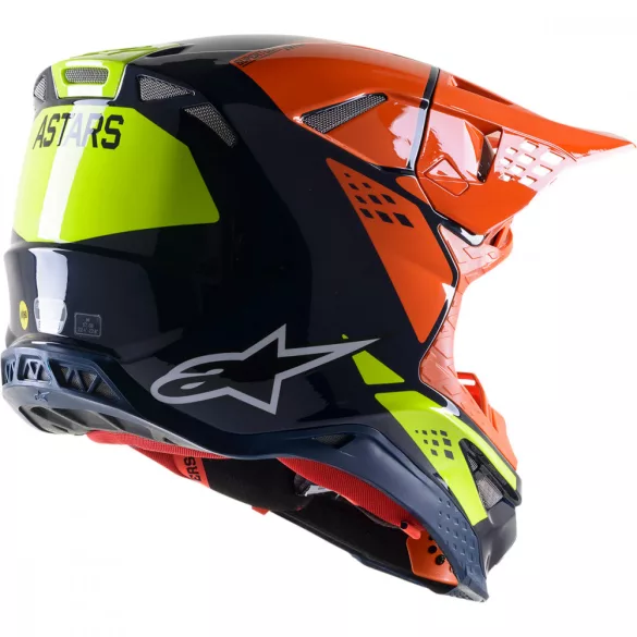 Alpinestars SM8 FACT BL/OR/YL bukósisak