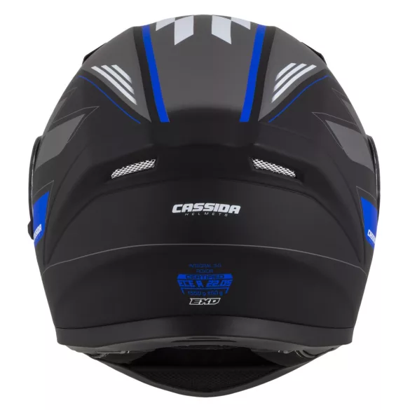 CASSIDA INTEGRAL 3.0 ROXOR BUKÓSISAK BLACK MATT/BLUE/GRAY/WHITE Pinlock-kompatibilis plexi