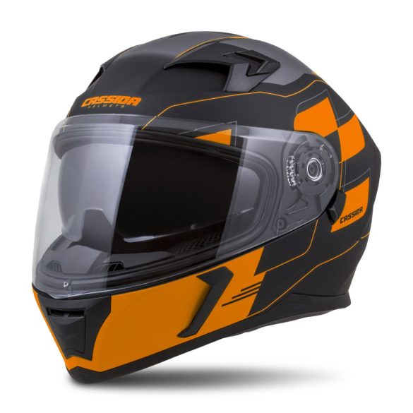 CASSIDA INTEGRAL 3.0 ROXOR BUKÓSISAK BLACK MATT/ORANGE/ GRAY Pinlock-kompatibilis plexi