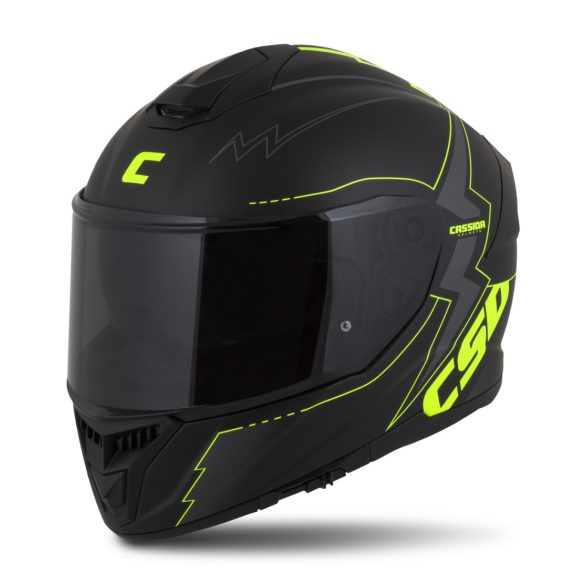 CASSIDA INTEGRAL GT 2.1 FLASH BUKÓSISAK BLACK MATT/YELLOW FLUO/DARK GRAY 