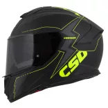 CASSIDA INTEGRAL GT 2.1 FLASH BUKÓSISAK BLACK MATT/YELLOW FLUO/DARK GRAY 