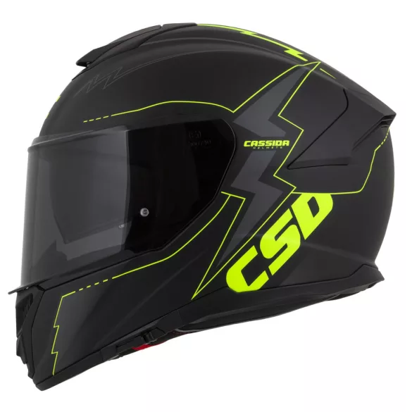 CASSIDA INTEGRAL GT 2.1 FLASH BUKÓSISAK BLACK MATT/YELLOW FLUO/DARK GRAY 