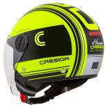 Cassida Metropolis Handy black-fluo utcai bukósisak