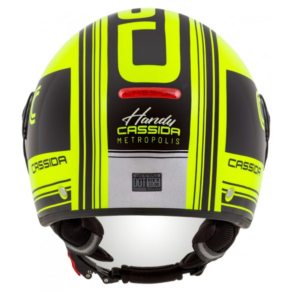 Cassida Metropolis Handy black-fluo utcai bukósisak