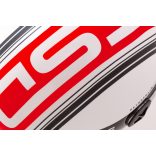 Cassida Metropolis Handy  white-red utcai bukósisak