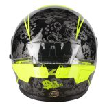 Lazer RAFALE SR S13 bukósisak,  FEKETE / SZÜRKE / FLUO ZÖLD / MATT