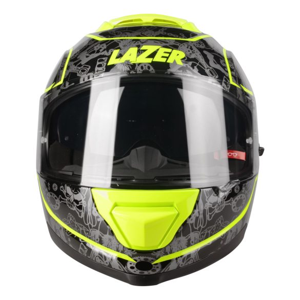 Lazer RAFALE SR S13 bukósisak,  FEKETE / SZÜRKE / FLUO ZÖLD / MATT