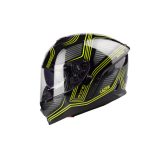 Lazer Rafale Darkside bukósisak,  FEKETE / SZÜRKE / FLUO ZÖLD / MATT