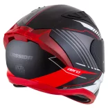 Cassida Aero Drome bukósisak - fekete-fehér-piros