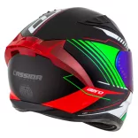 Cassida Aero Drome bukósisak - fekete-fehér-zöld