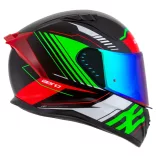 Cassida Aero Drome bukósisak - fekete-fehér-zöld