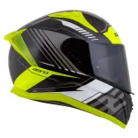 Cassida Aero Drome bukósisak - fekete-fluo sárga