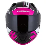 Cassida Aero Drome bukósisak - fekete-pink