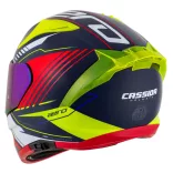 Cassida Aero Drome bukósisak - kék-narancs-sárga