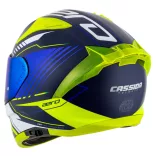 Cassida Aero Drome bukósisak - kék-sárga