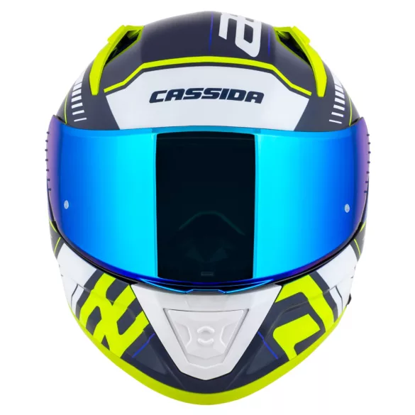 Cassida Aero Drome bukósisak - kék-sárga