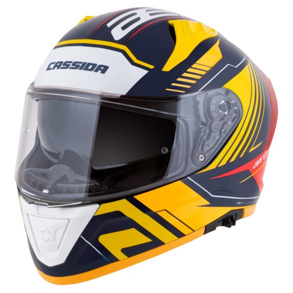 Cassida Aero Drome bukósisak - kék-fluo narancs