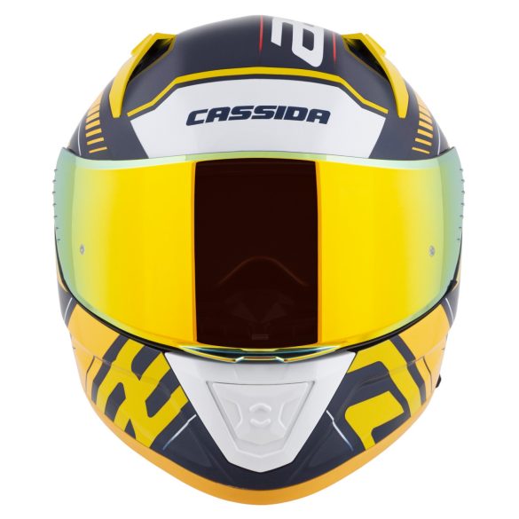 Cassida Aero Drome bukósisak - kék-fluo narancs