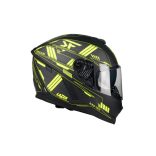 Lazer Rafale Evo MM Roadtech bukósisak,  FEKETE / SZÜRKE / FLUO ZÖLD / MATT