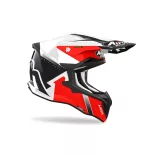 AIROH STRYCKER BLAZER BUKÓSISAK FEKETE-FEHÉR-PIROS