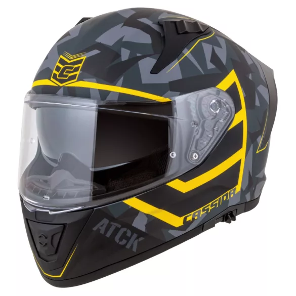 CASSIDA AERO ATCK BUKÓSISAK GREY CAMO/BLACK/YELLOW FLUO 