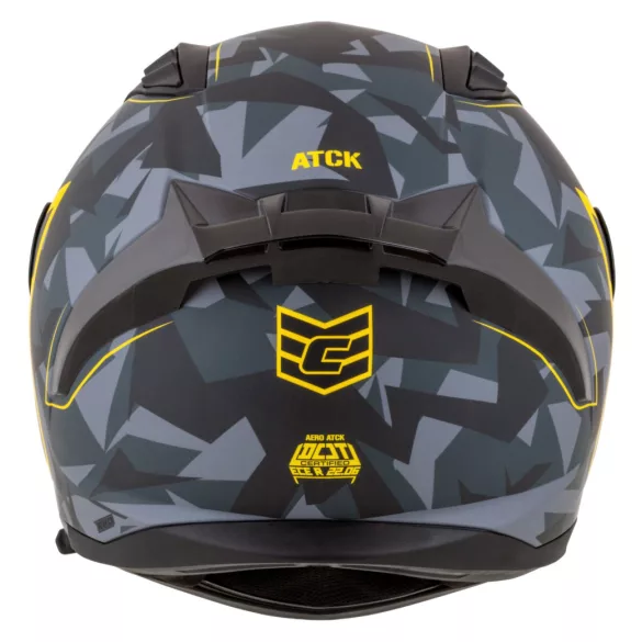 CASSIDA AERO ATCK BUKÓSISAK GREY CAMO/BLACK/YELLOW FLUO 