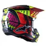 Alpinestars SM5  Solar Flare Red/Blk/Yell  bukósisak, XL