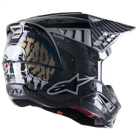 Alpinestars SM5  Solar Flare Blk/Grey  bukósisak