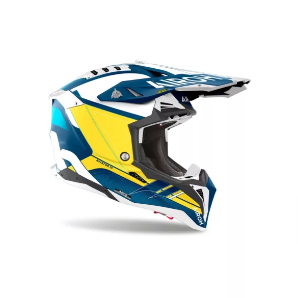 Aviator 3.0 Saber bukósisak, kék-sárga