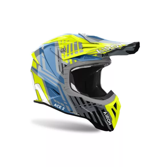 AIROH AVIATOR ACE2 PROUD KÉK-ACID-SZÜRKE