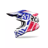 AIROH STRYCKER BRAVE BUKÓSISAK KÉK-PIROS 