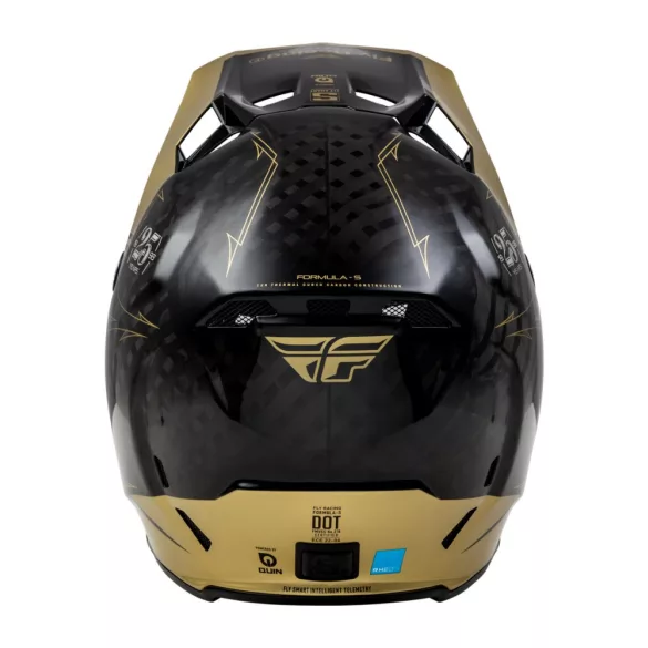 FLY RACING FORMULA CARBON BUKÓSISAK FEKETE-ARANY 