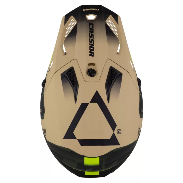 CASSIDA CROSS CUP 2 NAPA BUKÓSISAK SAND/GREEN/YELLOW FLUO