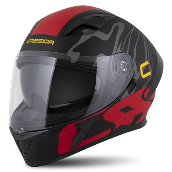 CASSIDA ORBIT MULTIVERS BUKÓSISAK BLACK MATT/RED/GRAY/YELLOW