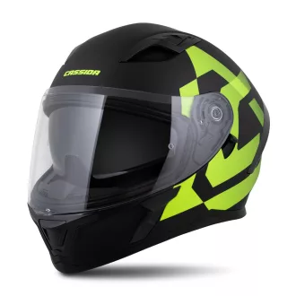 Cassida orbit grind bukósisak fekete MATT/sárga fluo
