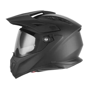 NOX N350 matt black offroad/dualsport/trail bukósisak