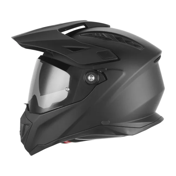NOX N350 matt black offroad/dualsport/trail bukósisak