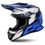 Cassida Cup Two kék-sötétkék-fehérbukósisak 2XL=63-64cm