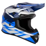 Cassida Cup Two kék-sötétkék-fehérbukósisak 2XL=63-64cm