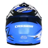 Cassida Cup Two kék-sötétkék-fehérbukósisak 2XL=63-64cm