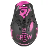 CASSIDA CUP2 CREW  gyerek bukósisak fekete-pink