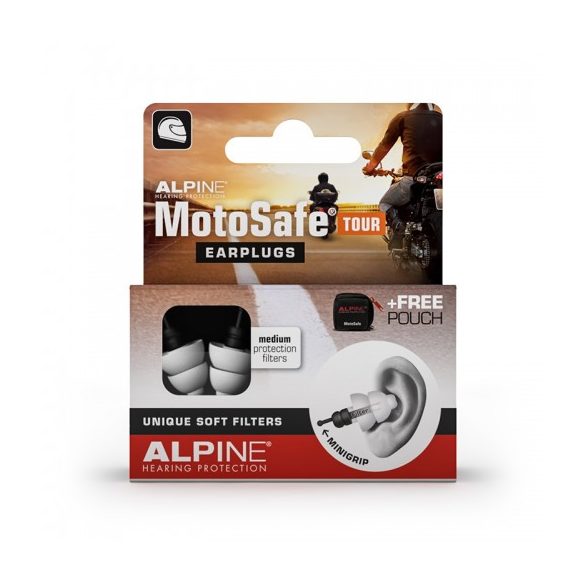 Alpine motosafe tour füldugó motorosoknak