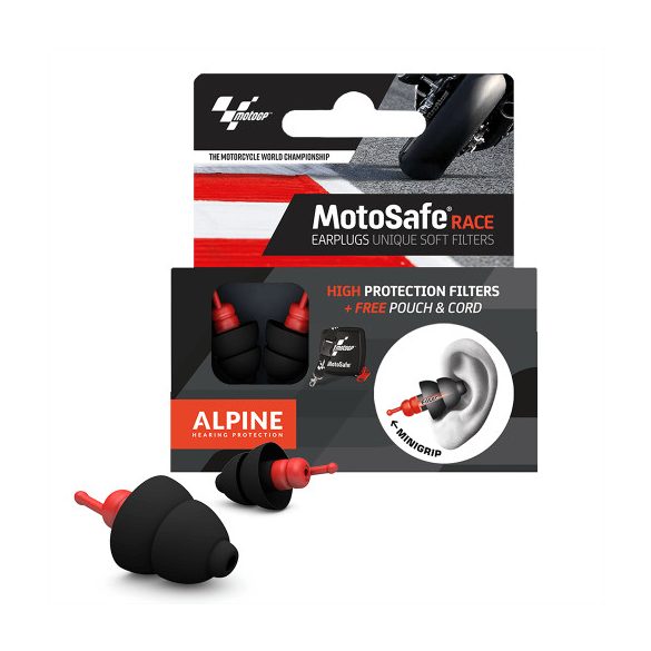 Alpine motosafe race motogp füldugó motorosoknak