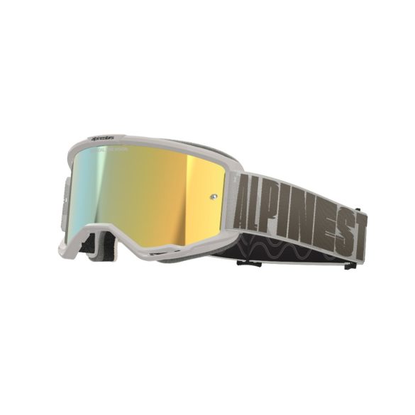 ALPINESTARS VISION5 SZEMÜVEG HOLLOW SAND, ARANY TÜKRŐS LENCSÉVEL