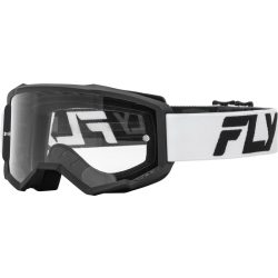Fly Racing Focus cross szemüveg, fekete-fehér