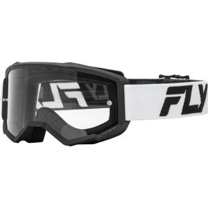 Fly Racing Focus cross szemüveg, fekete-fehér